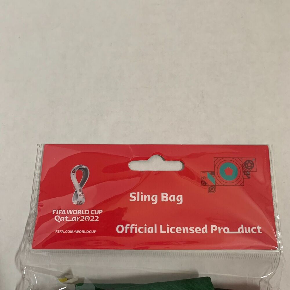 World Cup Qatar 2022 Soccer Mexico Sling Bag 17"x 13.5" Brand New - Picture 4 of 9